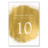 Tafelnummer Gold Paint Look (Voorkant)