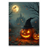 Tafelnummer Halloween Kaart (Achterkant)