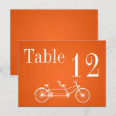 Tafelnummer Kaart grillige orang Herfst Dubbele fi (Voorkant / Achterkant)