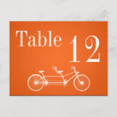 Tafelnummer Kaart grillige orang Herfst Dubbele fi (Voorkant)