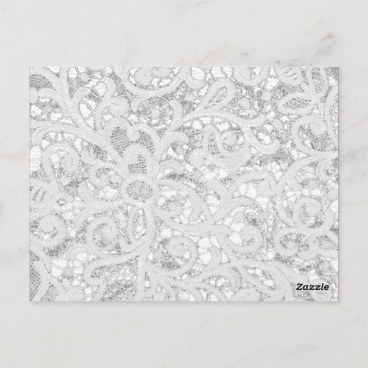 Tafelnummer Kaart Hoefijzers op Burlap Lace Count (Achterkant)