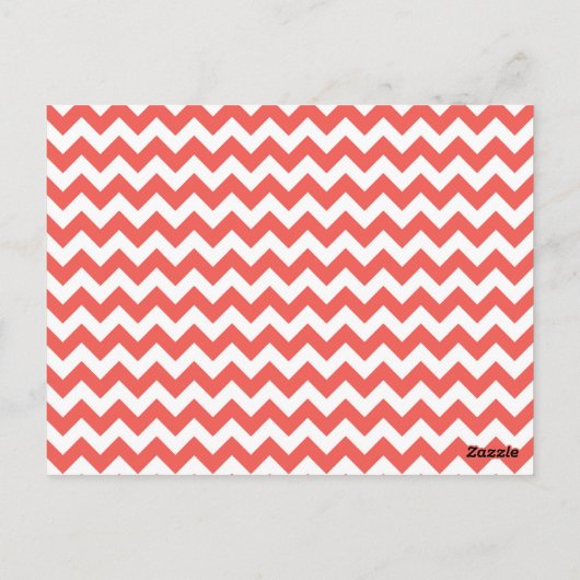 Tafelnummer Kaart Koraal Navy Blue Chevron Naam (Achterkant)