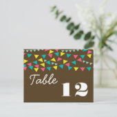 Tafelnummer Kaart Love Lovers Fietsen Fietscarniv (Staand voorkant)