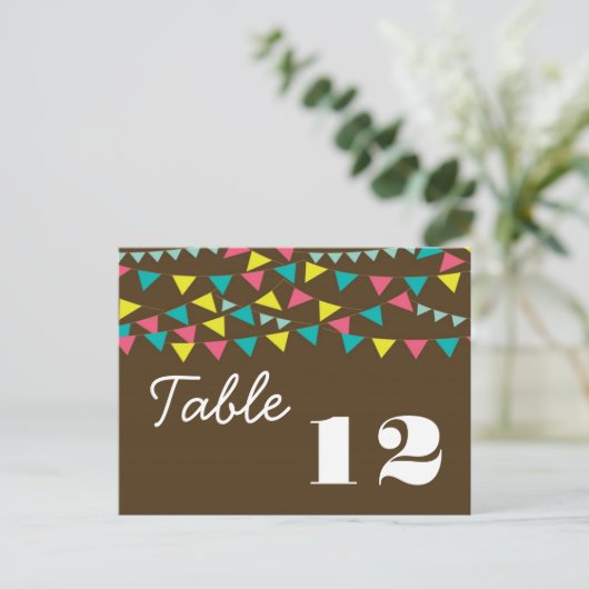 Tafelnummer Kaart Love Lovers Fietsen Fietscarniv (Staand voorkant)