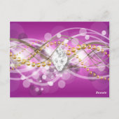 Tafelnummer Kaart Pink Gold Diamond Jewel (Achterkant)