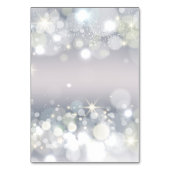 Tafelnummer Kaart winter magische idylle (Achterkant)