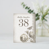 Tafelnummer  kaarten (Staand voorkant)