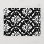 Tafelnummer Kaarten Damask Red (Achterkant)