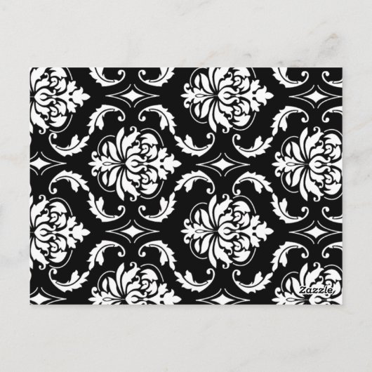 Tafelnummer Kaarten Damask Red (Achterkant)