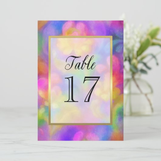 Tafelnummer kleurig, gekleurd, beschadigd Gold (Staand voorkant)