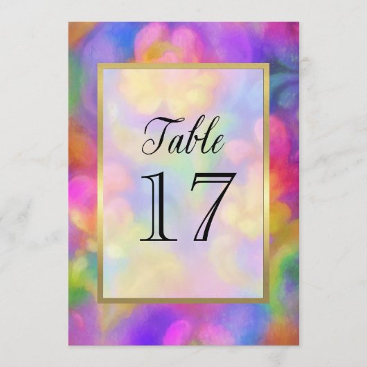 Tafelnummer kleurig, gekleurd, beschadigd Gold (Voorkant)