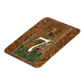Tafelnummer Lady middeleeuwse renaissance bruiloft Magneet (Linkerzijde)