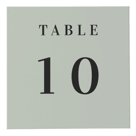 Tafelnummer logo QR-codemenu olijfgroen Kubus (Voorkant)