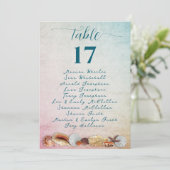 Tafelnummer met namen lijst levende Zeeen (Staand voorkant)