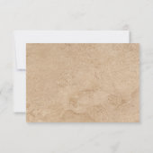 Tafelnummer op een bruiloft met een rustiek bergla (Achterkant)