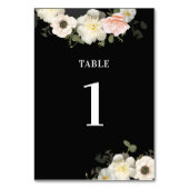 Tafelnummer pinda's en annemonen (Voorkant)