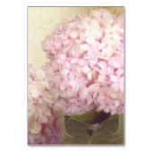 Tafelnummer Plaats Kaart Parijse Roze Hydrangeas (Achterkant)