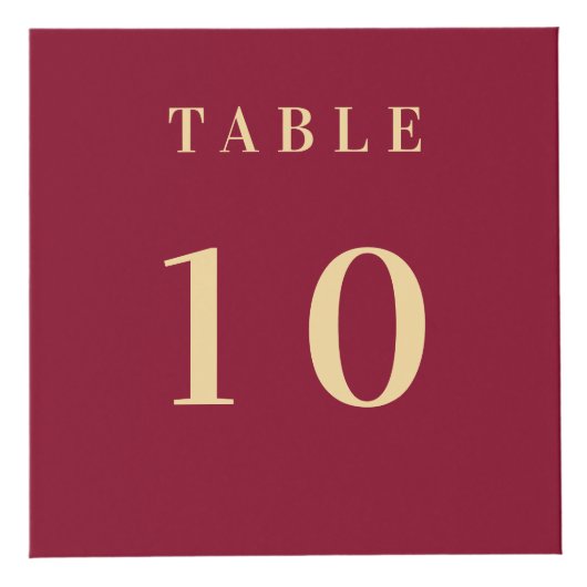 Tafelnummer QR code menu bordeaux business logo Kubus (Voorkant)