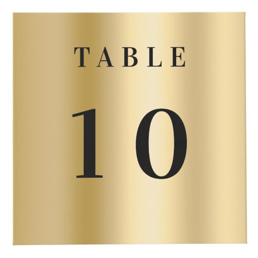 Tafelnummer QR code menu gold business logo Kubus (Voorkant)