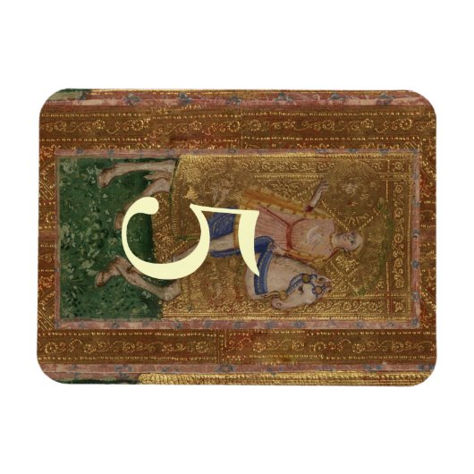 Tafelnummer Ridder Middeleeuwse Renaissance bruilo Magneet (Horizontaal)