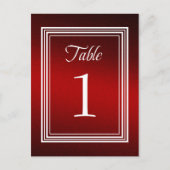 Tafelnummer Rode Shimmer (Voorkant)