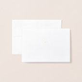 Tafelnummer Small Heart Place Card Gold (Voorkant met envelop)