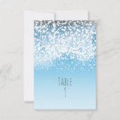 Tafelnummer Sparkling Lights Winter Wonderland (Voorkant)