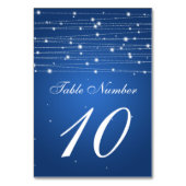 Tafelnummer Sparkling Lines Sapphire Blue (Achterkant)