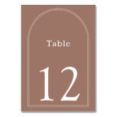 Tafelnummer terracotta arch (Achterkant)