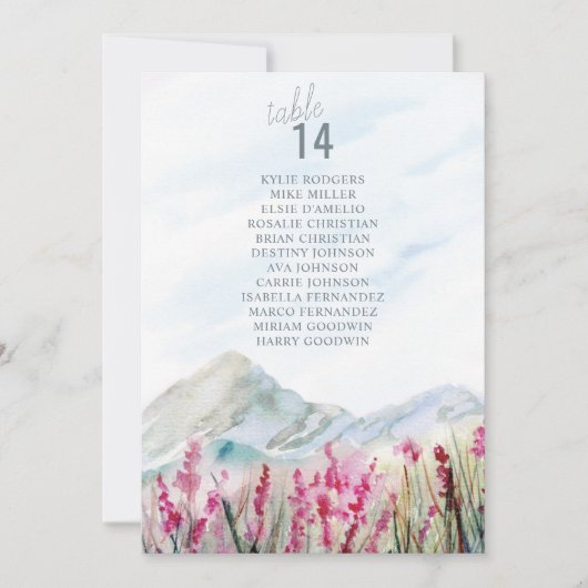 Tafelnummer van de mountainbout (Voorkant)