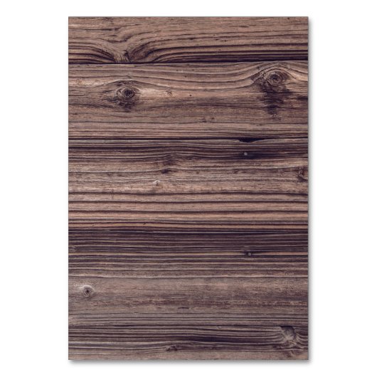 Tafelnummer van hout Teken Rustisch bruiloft (Achterkant)