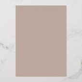 Tafelnummer van roze goud folie (Achterkant)