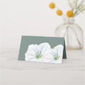 Tafelnummer White Apple Blossom Weddenschap Plaatskaartje (Achterkant)