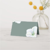 Tafelnummer White Apple Blossom Weddenschap Plaatskaartje (Achterkant)