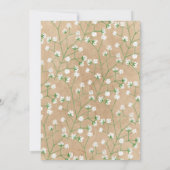 Tafelnummer zitplaatsen bruiloft Gypsophila 5 (Achterkant)