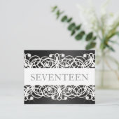 Tafelnummer zwarte garnalen en kristallen (Staand voorkant)