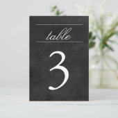 Tafelnummerkaart | Chalkboard Kaart (Staand voorkant)