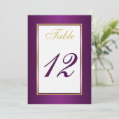 Tafelnummerkaart Kaart (Staand voorkant)