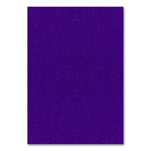 Tafelnummerkaart met paarse glitters kaart (Voorkant)