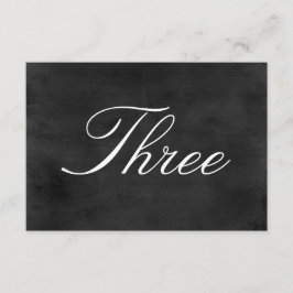 Tafelnummerkaart | Schoolbord Kaart