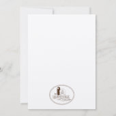 Tafelnummerkaart voor trouwhooibalen kaart (Achterkant)