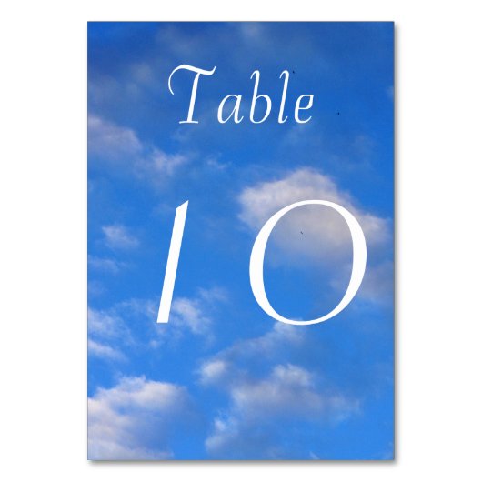Tafelnummers aan de hemel (Achterkant)