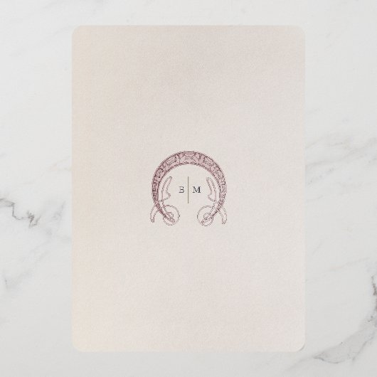 Tafelnummers Bougainvillea Bourgondië Goud Bruilof (Achterkant)