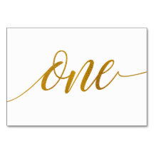 Tafelnummers - Luxe typografie (nepsilvereffect) 1