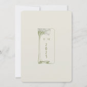 Tafelnummers Mackintosh Trees Sage Groen (Achterkant)