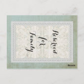 Tafelnummers Rustic Lace w Aged  Linen (Achterkant)