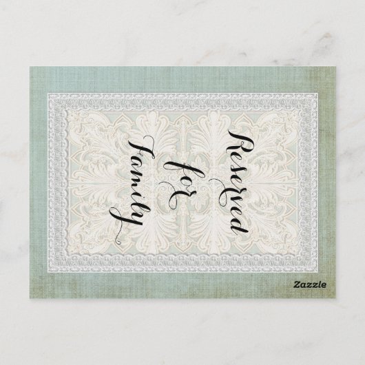 Tafelnummers Rustic Lace w Aged  Linen (Achterkant)