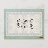 Tafelnummers Rustic Lace w Aged  Linen (Achterkant)