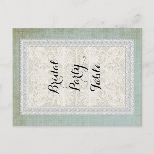 Tafelnummers Rustic Lace w Aged  Linen (Voorkant)