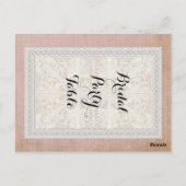 Tafelnummers Rustic Lace w Aged  Linen (Achterkant)